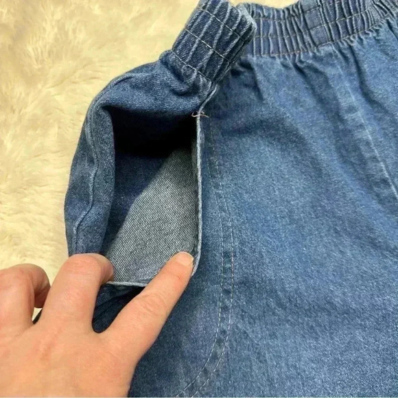 Koret City Blues Vintage Crop Jeans Extra Wide Leg Medium Wash Size 14 - Picture 5 of 16